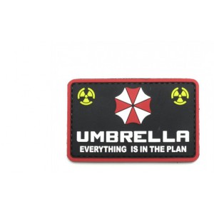 Шеврон Umbrella everything is in the plan PVC